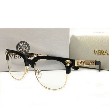 versace mens thick frame glasses|versace prescription glasses men's.